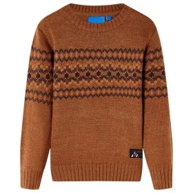 Jersey de punto infantil color coñac 104 de , Camisetas para niños - Ref: Foro24-14490, Precio: 14,06 €, Descuento: %