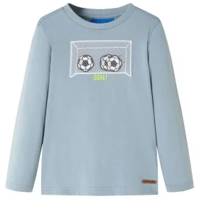 Camiseta infantil de manga larga azul claro 92 de , Camisetas para niños - Ref: Foro24-12714, Precio: 8,52 €, Descuento: %