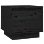 Mesitas de noche 2 uds madera maciza de pino negro 35x34x32 cm de vidaXL, Mesitas de noche - Ref: Foro24-813404, Precio: 50,8...