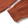 Cárdigan de punto infantil color coñac 104 de , Ropa de abrigo para niños - Ref: Foro24-14515, Precio: 12,41 €, Descuento: %