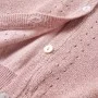 Rebeca de punto infantil rosa suave 128 de , Ropa de abrigo para niños - Ref: Foro24-14522, Precio: 12,41 €, Descuento: %