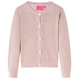 Rebeca de punto infantil rosa suave 104 de , Ropa de abrigo para niños - Ref: Foro24-14520, Precio: 12,41 €, Descuento: %