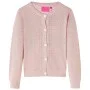 Rebeca de punto infantil rosa suave 104 de , Ropa de abrigo para niños - Ref: Foro24-14520, Precio: 12,41 €, Descuento: %
