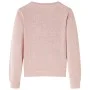Rebeca de punto infantil rosa suave 104 de , Ropa de abrigo para niños - Ref: Foro24-14520, Precio: 12,41 €, Descuento: %