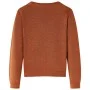 Cárdigan de punto infantil color coñac 128 de , Ropa de abrigo para niños - Ref: Foro24-14517, Precio: 12,41 €, Descuento: %