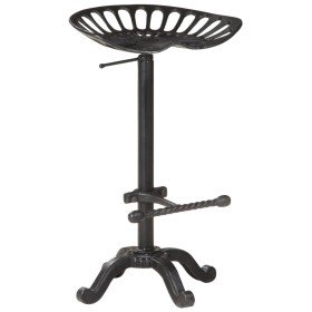 Taburete de cocina hierro fundido negro en Taburetes de cocina | Comprar online en Foru.es