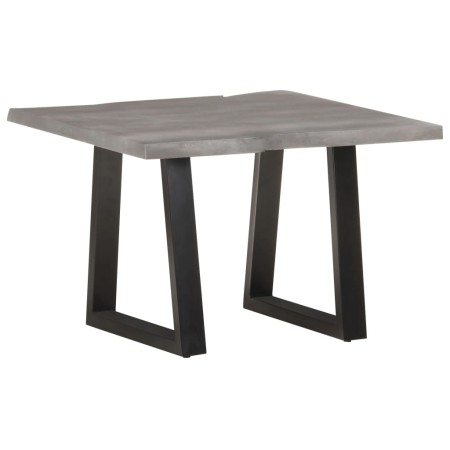 Mesa de centro borde natural madera maciza acacia 60x60x40 cm en Mesas de centro | Comprar online en Foru.es