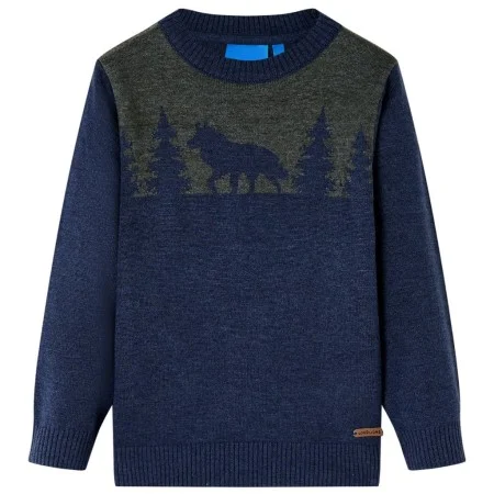 Jersey de punto infantil azul marino 116 de , Camisetas para niños - Ref: Foro24-14501, Precio: 12,41 €, Descuento: %