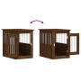 Jaula para perros madera de ingeniería roble marrón 45x62x59 cm de , Casetas para perros - Ref: Foro24-838315, Precio: 66,70 ...