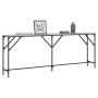 Mesa consola madera de ingeniería gris Sonoma 200x29x75 cm de , Mesas auxiliares - Ref: Foro24-837780, Precio: 65,46 €, Descu...