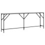Mesa consola madera de ingeniería gris Sonoma 200x29x75 cm de , Mesas auxiliares - Ref: Foro24-837780, Precio: 65,46 €, Descu...