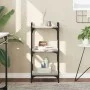 Librería 3 estantes madera ingeniería gris Sonoma 40x30x86 cm de , Librerías y estanterías - Ref: Foro24-837630, Precio: 36,2...