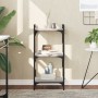 Librería 3 estantes madera ingeniería gris Sonoma 40x30x86 cm de , Librerías y estanterías - Ref: Foro24-837630, Precio: 36,6...