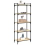 Librería 5 estantes madera ingeniería roble Sonoma 60x30x154 cm de , Librerías y estanterías - Ref: Foro24-837658, Precio: 61...