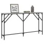 Mesa consola madera de ingeniería gris Sonoma 140x23x75 cm de , Mesas auxiliares - Ref: Foro24-837775, Precio: 46,28 €, Descu...