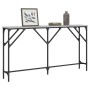 Mesa consola madera de ingeniería gris Sonoma 140x23x75 cm de , Mesas auxiliares - Ref: Foro24-837775, Precio: 47,00 €, Descu...