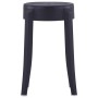 Taburetes apilables 4 unidades plástico negro de vidaXL, Taburetes de cocina - Ref: Foro24-247278, Precio: 78,53 €, Descuento: %