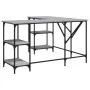 Escritorio madera de ingeniería gris Sonoma 139x139x75 cm de , Escritorios - Ref: Foro24-837595, Precio: 102,20 €, Descuento: %