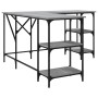 Escritorio madera de ingeniería gris Sonoma 139x139x75 cm de , Escritorios - Ref: Foro24-837595, Precio: 103,48 €, Descuento: %