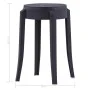 Taburetes apilables 4 unidades plástico negro de vidaXL, Taburetes de cocina - Ref: Foro24-247278, Precio: 77,96 €, Descuento: %