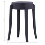 Taburetes apilables 4 unidades plástico negro de vidaXL, Taburetes de cocina - Ref: Foro24-247278, Precio: 78,53 €, Descuento: %