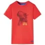 Camiseta infantil rojo 128 de , Camisetas para niños - Ref: Foro24-11722, Precio: 8,19 €, Descuento: %
