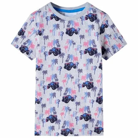 Camiseta infantil gris melange 104 de , Camisetas para niños - Ref: Foro24-12520, Precio: 8,75 €, Descuento: %