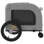 Remolque de bicicleta mascotas hierro tela Oxford azul gris de , Cochecitos para mascotas - Ref: Foro24-93855, Precio: 108,84...