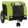 Remolque de bicicleta mascotas hierro tela Oxford verde negro de , Cochecitos para mascotas - Ref: Foro24-94018, Precio: 109,...