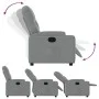 Sillón reclinable de tela gris claro de , Sillones - Ref: Foro24-372479, Precio: 190,65 €, Descuento: %