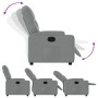 Sillón reclinable de tela gris claro de , Sillones - Ref: Foro24-372479, Precio: 194,71 €, Descuento: %