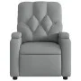 Sillón reclinable de tela gris claro de , Sillones - Ref: Foro24-372479, Precio: 190,65 €, Descuento: %