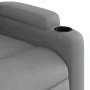 Sillón reclinable de tela gris claro de , Sillones - Ref: Foro24-372479, Precio: 190,65 €, Descuento: %