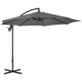 Sombrilla voladiza con poste de acero 300 cm antracita de vidaXL, Sombrillas - Ref: Foro24-44875, Precio: 120,29 €, Descuento: %