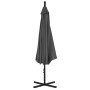 Sombrilla voladiza con poste de acero 300 cm antracita de vidaXL, Sombrillas - Ref: Foro24-44875, Precio: 120,29 €, Descuento: %