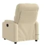 Sillón de masaje reclinable de tela crema de , Sillones - Ref: Foro24-372500, Precio: 224,66 €, Descuento: %