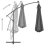 Sombrilla voladiza con poste de acero 300 cm antracita de vidaXL, Sombrillas - Ref: Foro24-44875, Precio: 120,29 €, Descuento: %