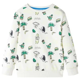 Sudadera infantil color crudo suave 128 de , Camisetas para niños - Ref: Foro24-12592, Precio: 10,90 €, Descuento: %