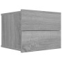 Mesitas de noche 2 uds contrachapada gris Sonoma 40x30x30 cm de vidaXL, Mesitas de noche - Ref: Foro24-815414, Precio: 58,73 ...