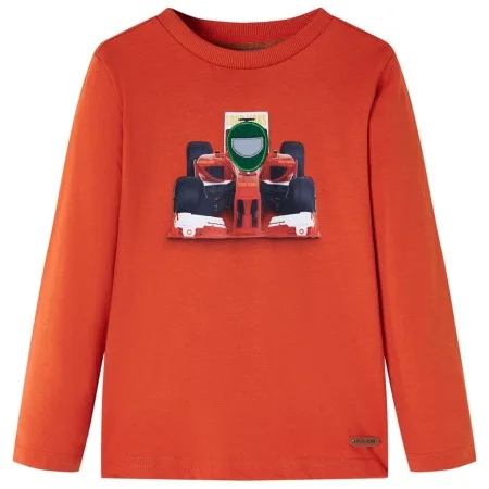 Camiseta infantil de manga larga naranja 140 de , Camisetas para niños - Ref: Foro24-12883, Precio: 8,52 €, Descuento: %