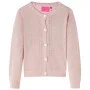 Rebeca de punto infantil rosa suave 92 de , Ropa de abrigo para niños - Ref: Foro24-14519, Precio: 12,41 €, Descuento: %