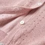 Rebeca de punto infantil rosa suave 92 de , Ropa de abrigo para niños - Ref: Foro24-14519, Precio: 12,41 €, Descuento: %