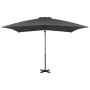 Sombrilla voladiza con poste aluminio gris antracita 250x250 cm de vidaXL, Sombrillas - Ref: Foro24-44618, Precio: 201,25 €, ...