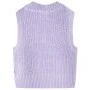 Chaleco infantil de punto color lila claro 116 de , Camisetas para niños - Ref: Foro24-14546, Precio: 11,31 €, Descuento: %