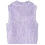 Chaleco infantil de punto color lila claro 92 de , Camisetas para niños - Ref: Foro24-14544, Precio: 13,29 €, Descuento: %