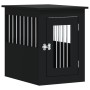 Jaula para perros madera de ingeniería negro 45x62x59 cm de , Casetas para perros - Ref: Foro24-838310, Precio: 66,01 €, Desc...