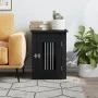 Jaula para perros madera de ingeniería negro 45x62x59 cm de , Casetas para perros - Ref: Foro24-838310, Precio: 68,33 €, Desc...