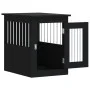 Jaula para perros madera de ingeniería negro 45x62x59 cm de , Casetas para perros - Ref: Foro24-838310, Precio: 68,33 €, Desc...