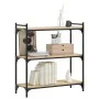 Librería 3 estantes madera ingeniería roble Sonoma 80x30x86 cm by , Bookcases and shelves - Ref: Foro24-837668, Price: 46,59 ...