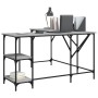 Escritorio madera de ingeniería gris Sonoma 139x139x75 cm de , Escritorios - Ref: Foro24-837590, Precio: 93,05 €, Descuento: %